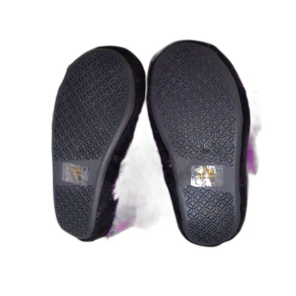 NEW Kids Unisex Muk Luks Zoo Friends Purple Monkey Faux Fur Slippers, S (10-11) - Picture 5 of 5